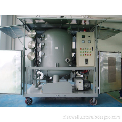 ZJA double vacuum oil purifier for low kinematic insulating oil